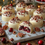 White Chocolate Cranberry Pecan Clusters – A No-Bake Holiday Treat Everyone Will Love 2 saskdev 98455 A marble platter is arranged with perfectly sha b01d84a2 4d30 4428 bea5 73470ff26c2e 2