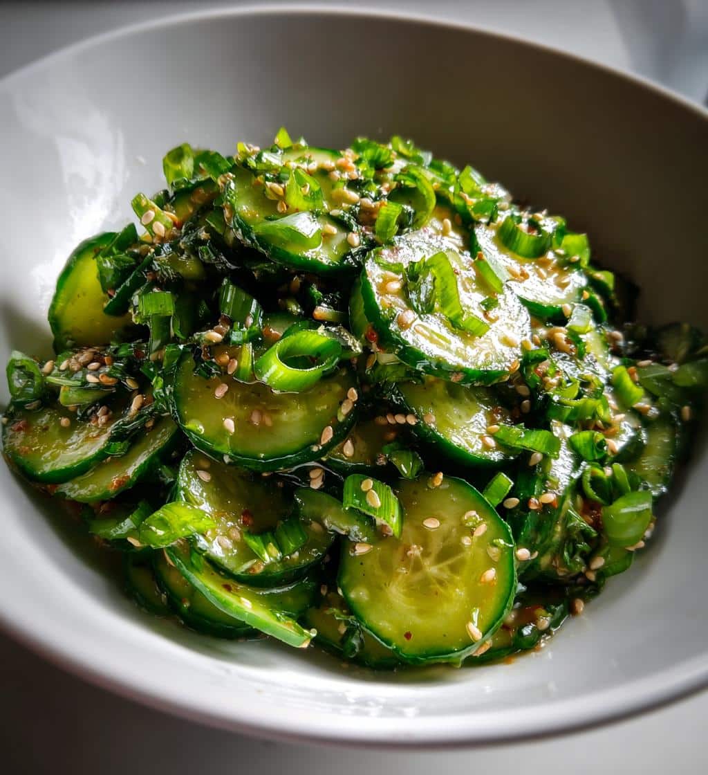 Asian Cucumber Salad - detail 1