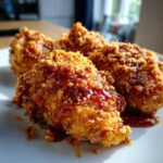 Baked Crunchy Hot Honey Chicken