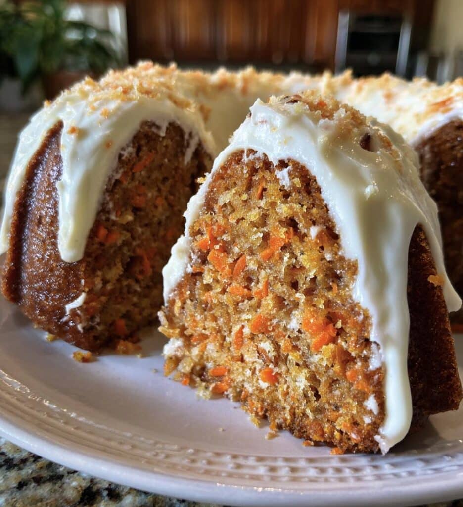 Carrot Cream Cheese Bundt Cake