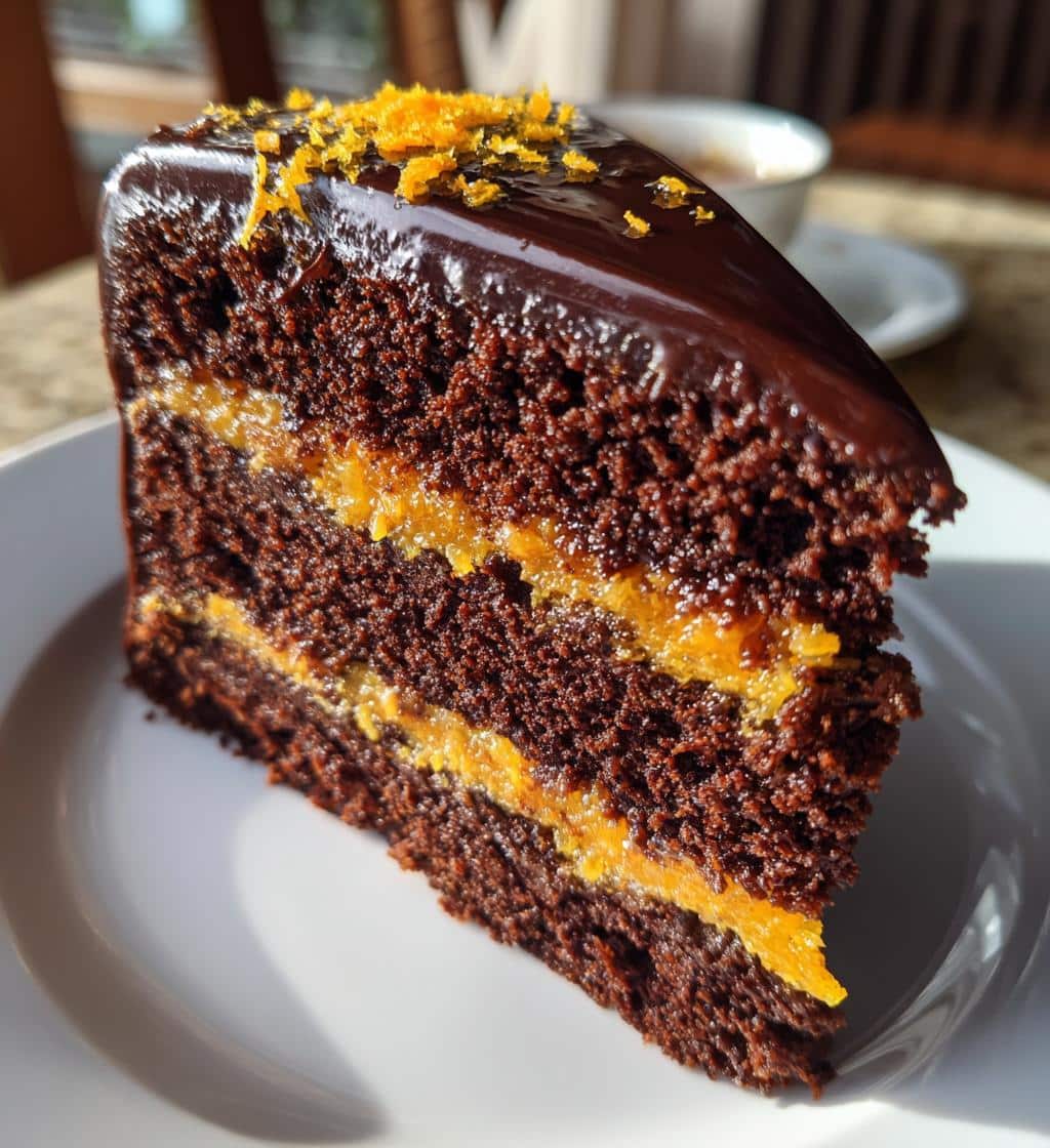 Chocolate Orange Cake - detail 1
