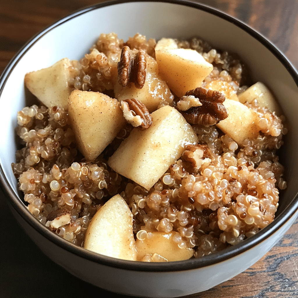 Cinnamon Apple Breakfast Quinoa