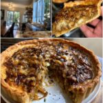 French Onion and Mushroom Tart with Gruyere Cheese