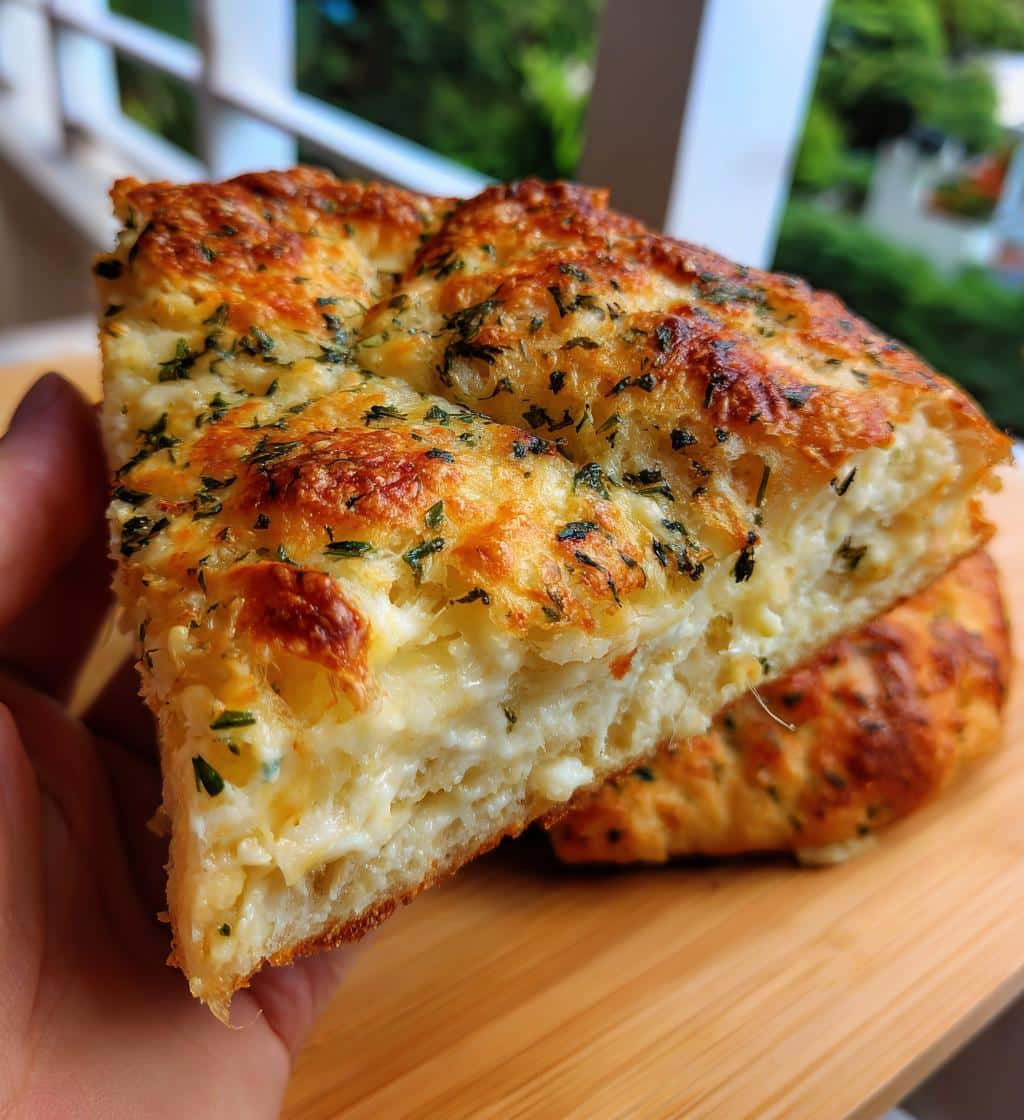 Italian Herb and Cheese Bread - detail 1