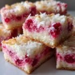 Raspberry Coconut Bars