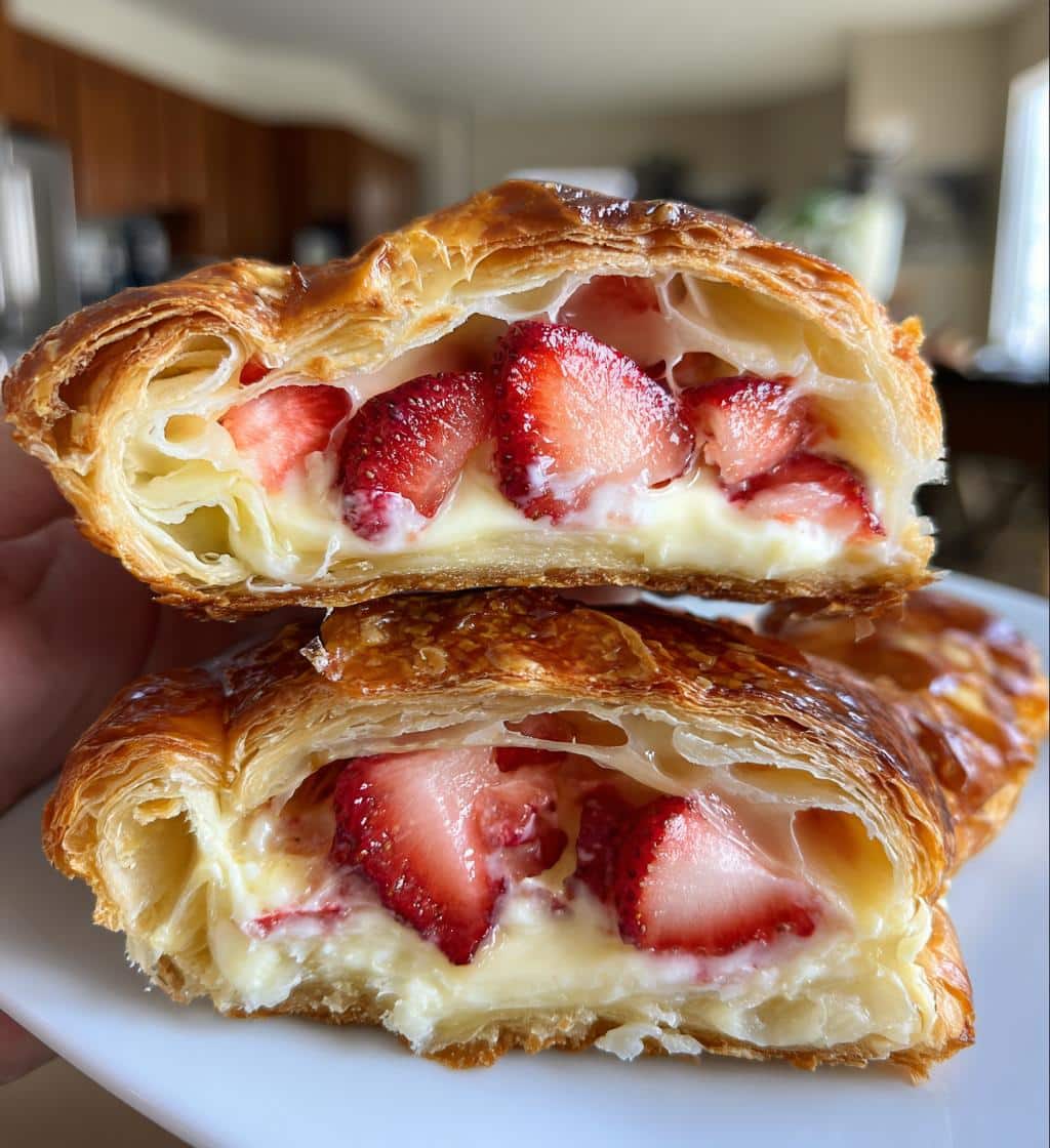 Strawberry Cheesecake Danish - detail 1