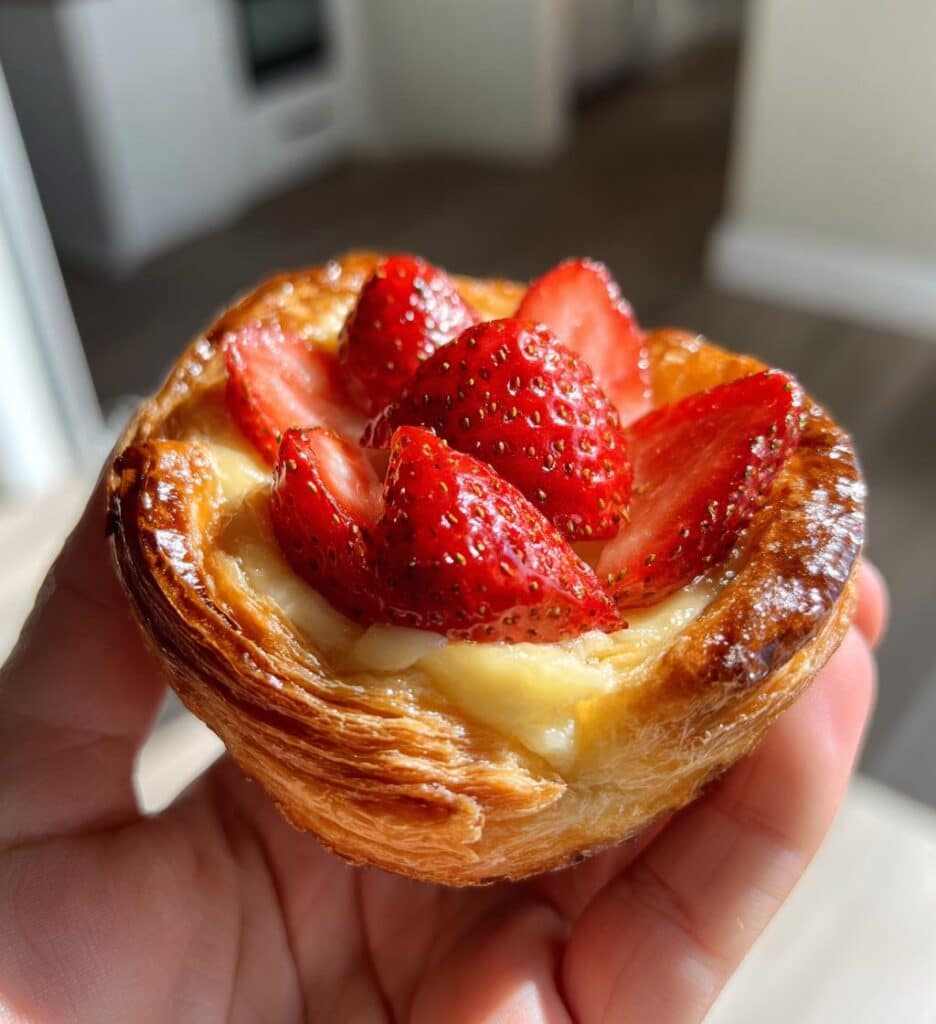 Strawberry Cheesecake Danish