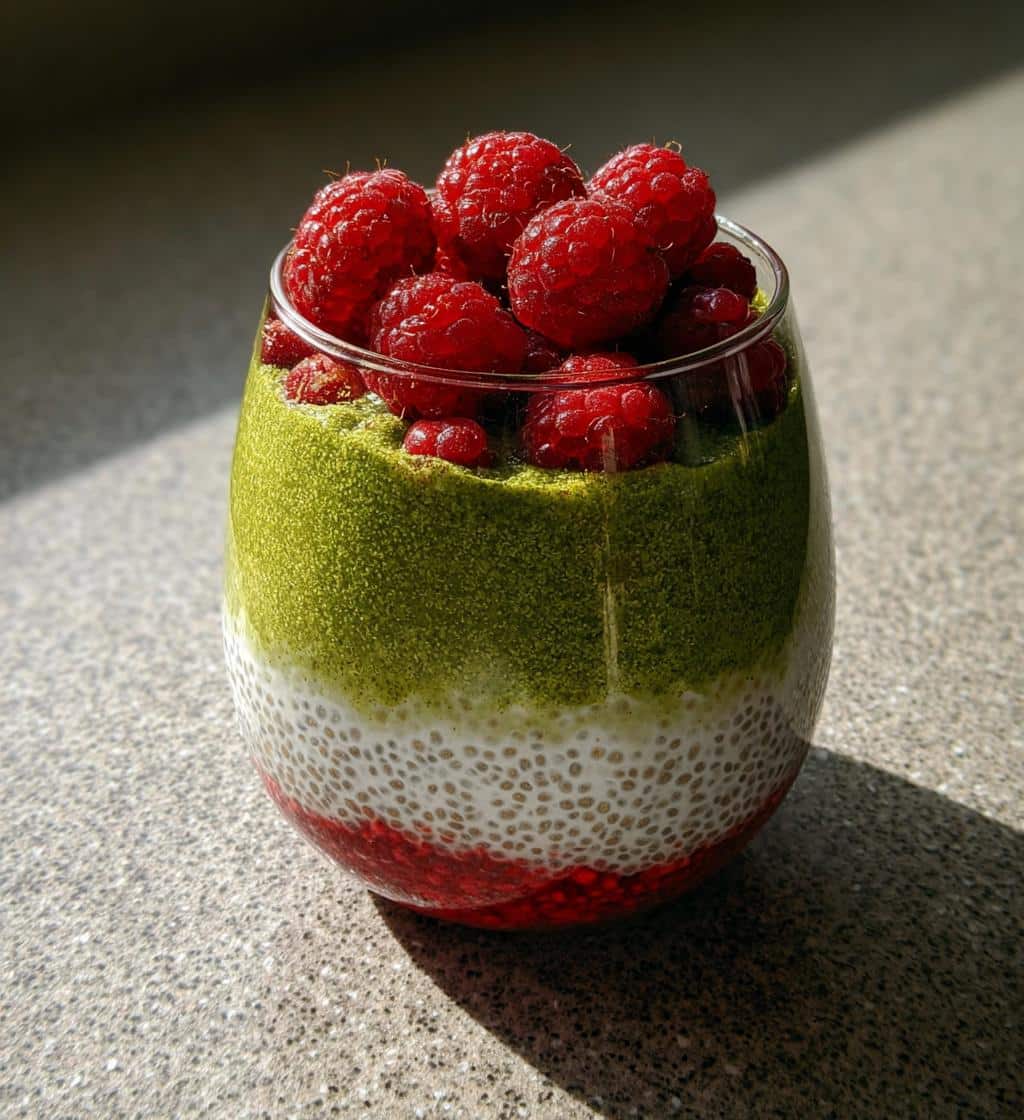 Matcha Raspberry Pudding Raspberry Matcha Chia Seed Pudding: A Creamy Delight to Savor