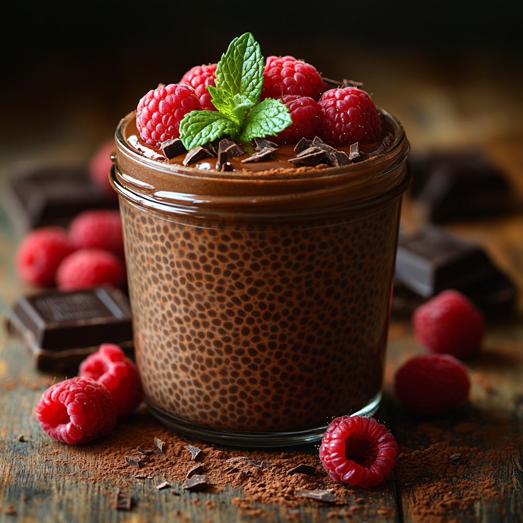 Chocolate Chia Seed Pudding: A Creamy and Nutritious Delight 3 saskdev 98455 Creamy chocolate chia seed pudding served in a 7fce5edc fe05 450b a3cf 36fef6ff2a1f 1