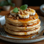 saskdev 98455 Fluffy stack of golden banana pancakes perfectl e421e3c5 ea8e 46fc b43c 032710801b25 0