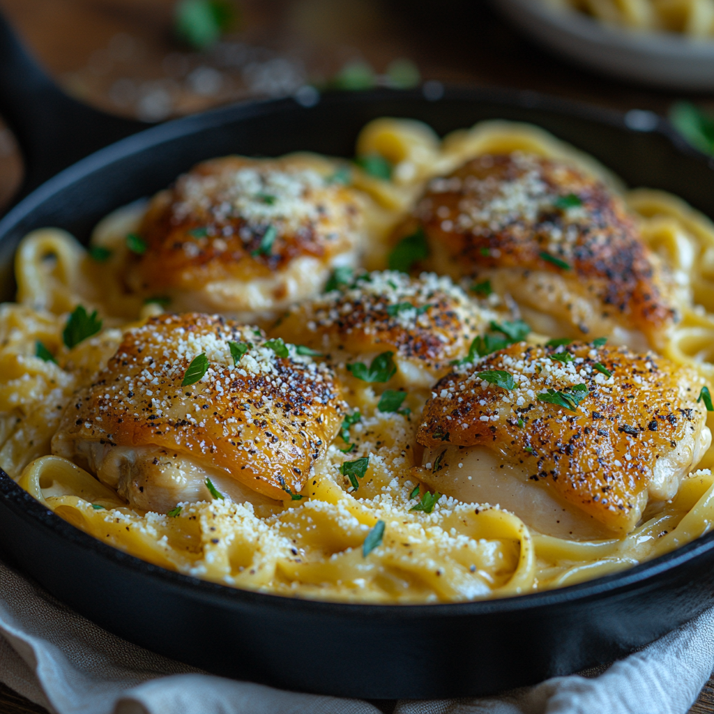 One-Pan Chicken with Buttered Noodles: A Comfort Classic for Busy Nights 3 saskdev 98455 One pan chicken with buttered noodles golden pa 605cb351 2cd7 4062 aa7e 0945c2085a0f 2