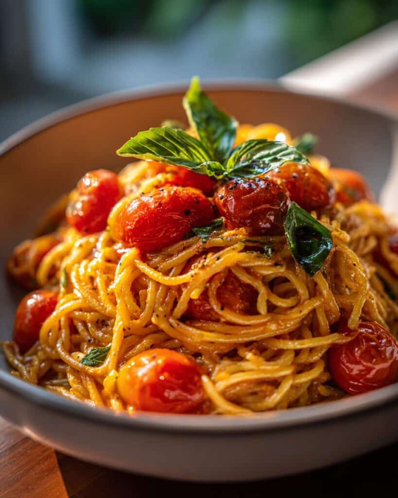 Creamy Tomato Garlic Pasta