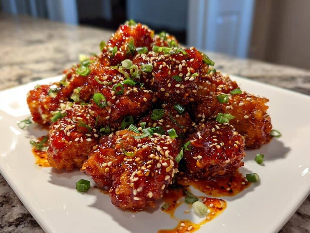 Crispy Korean Popcorn Chicken