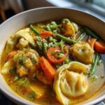 Easy Curry Dumpling Soup