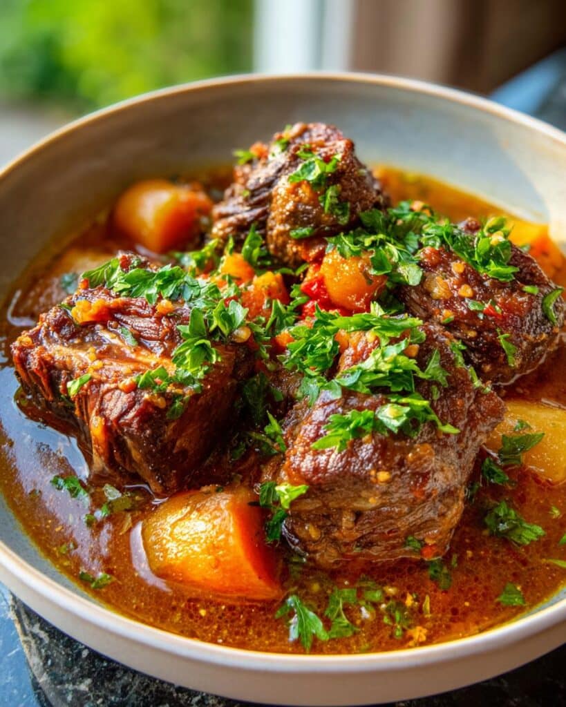 French Onion Short Rib Stew