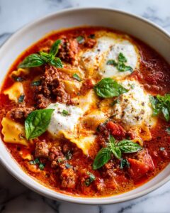 One-Pot Lasagna Soup Recipe